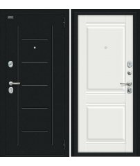 Входная дверь Некст Kale букле черное/off-white